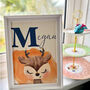 Personalised Deer Name Nursery Print, thumbnail 2 of 3