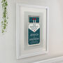 Personalised Perfect Match Framed Poster, thumbnail 1 of 5