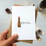 Prosecco Funny Christmas Alcohol Card, thumbnail 1 of 2
