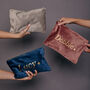 Personalised Name Velvet Accessory Bag, thumbnail 1 of 9