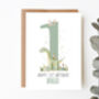 Personalised Children's Birthday Card Dino Park, thumbnail 3 of 7