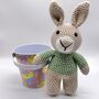 Handmade Crochet Easter Bunny, thumbnail 2 of 3