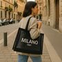 Mesh Milano Italy Tote Bag, thumbnail 2 of 8