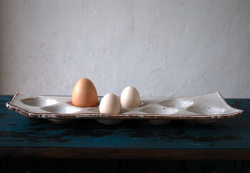 Stoneware Egg Holder, 2 of 6