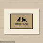 Personalised German Shepherd Print For One Or Two Dogs, thumbnail 9 of 10