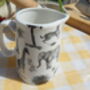 Cream Jug In Black Safari Design, thumbnail 7 of 8