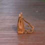 Minimalist Genuine Slim Leather Backpack, thumbnail 6 of 10