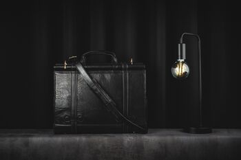 Leather Briefcase For Men Women Black Messenger, 2 of 12