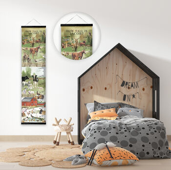 Personalised Farm In The Forest Height Chart, 2 of 5