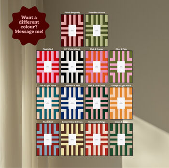 Personalised Photo Print | Patterned Border | Home Decor | Gift | Customizable Template | Trendy | Check | Photo Booth, 9 of 10