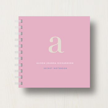 Personalised Alphabet Small Notebook, 10 of 10