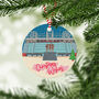 Man Utd Christmas Wooden Bauble, Football Xmas Gift, thumbnail 1 of 2