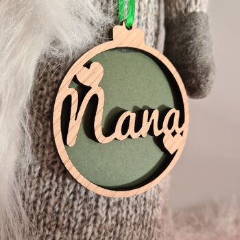 Personalised Name Christmas Bauble, 6 of 9