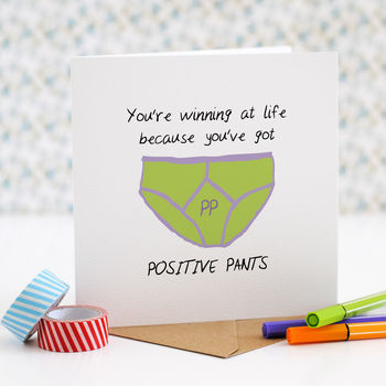 Positive Pants Congratulations Card, 3 of 5
