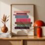Romance Classics Book Stack Art Print, thumbnail 1 of 6