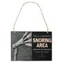 Vintage Style 1940's Snoring Area Wartime Wall Plaque, thumbnail 2 of 2