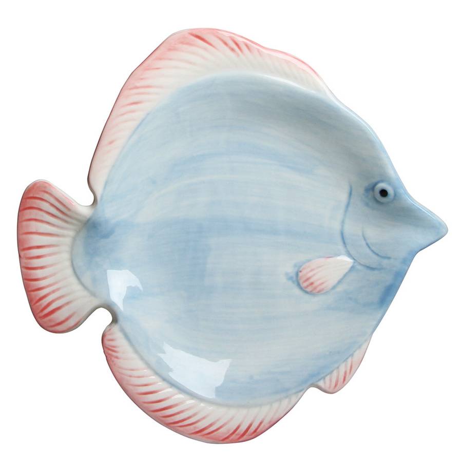 tropical fish serving dish by bonnie and bell
