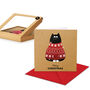 Christmas Glitter Jumper Cat, Box Of 10 Cards, thumbnail 2 of 2