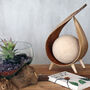 Handmade Natural Coconut Leaf Lamp, thumbnail 4 of 6