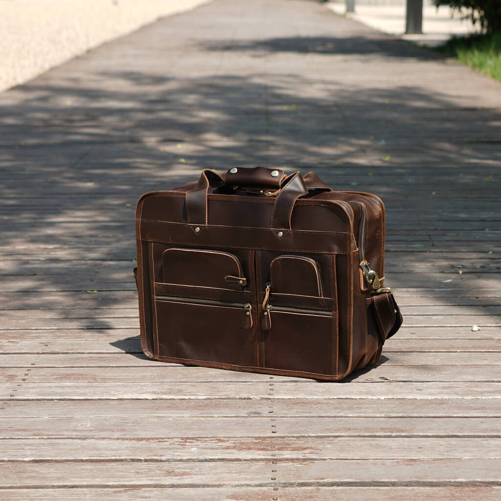 Doctor Style Briefcase Over Night Bag By EAZO