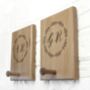 Oak Coat Peg Wreath Design, thumbnail 3 of 6