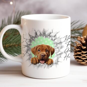 Personalised Christmas Dogue De Bordeaux Break Through, 8 of 10