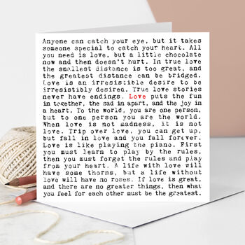 Love Quotes Print, Wedding Gift, 4 of 7