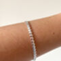 Sterling Silver Interlinked Heart Bracelet, thumbnail 6 of 7