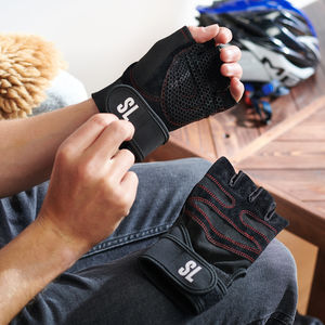 personalised cycling gloves