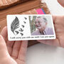 Personalised Remembrance Metal Wallet Card, thumbnail 3 of 8