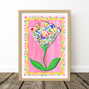 Unicorn And Floral Nursery Print Set – Set Of Nine Whimsical Wall Art Prints, 10 of 12