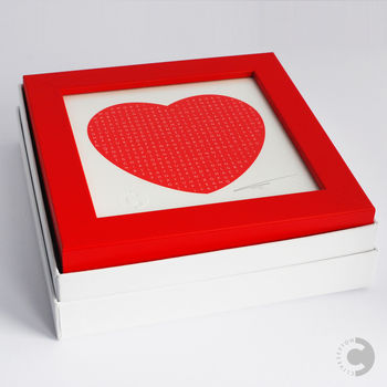 Personalised Love Heart Word Search Print Gift Boxed, 4 of 7