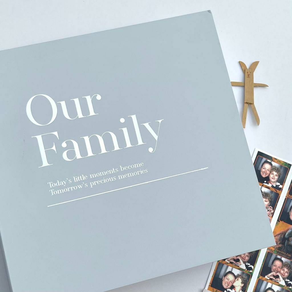 Coffee Table 'Our Family' Memory Album, 1 of 3