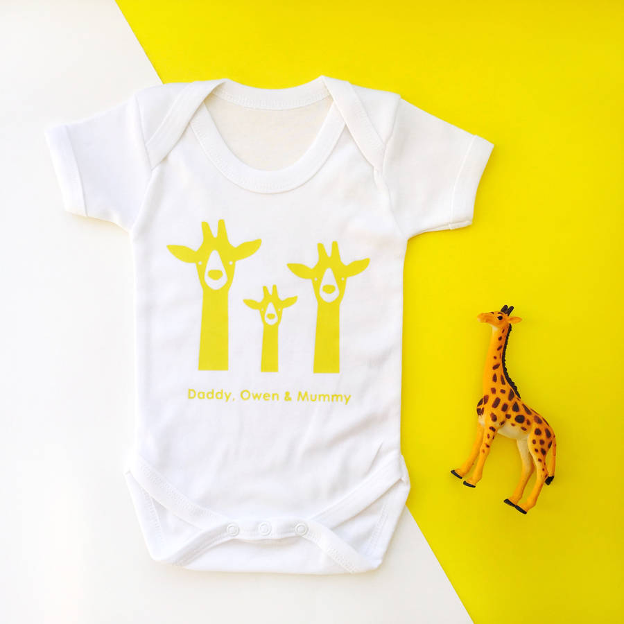 personalised giraffe teddy