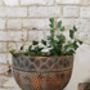 Pair Of Boho Metal Planters, thumbnail 2 of 4