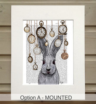 Rabbit Time Book Print, Framed Or Unframed, 2 of 8