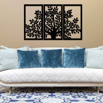 Modern Wooden Tree Wall Art Gift For Home Or Bedroom, 4 of 10