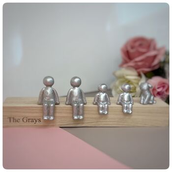 Personalised Our Family Ornament With Choice Of Figures, 2 of 11