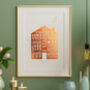 Personalised 7th Copper Wedding Anniversary Home Print, thumbnail 2 of 9