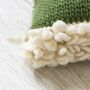 Personalised Christmas Cushion Knitting Kit, thumbnail 4 of 8