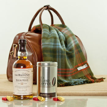 balvenie whisky doublewood break weekend bag notonthehighstreet jones tweed berwick upon