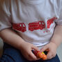 Personalised Children's Fire Truck T Shirt, thumbnail 1 of 4