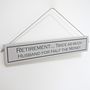 'Retirement' Hand Painted Wooden Sign, thumbnail 1 of 4