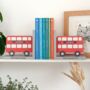 Personalised London Bus Bookends, thumbnail 1 of 4