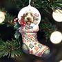 Personalised Spinone Italiano Stocking Bauble, thumbnail 2 of 2