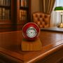 Vintage Cricket Ball Clock, thumbnail 2 of 3