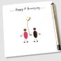 5th Anniversary Card Wood Wedding Anniversary, thumbnail 6 of 10