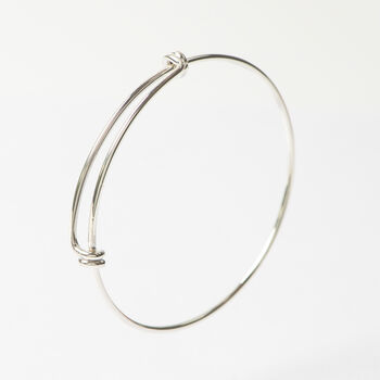 Adjustable Sterling Silver Bangle, 2 of 9