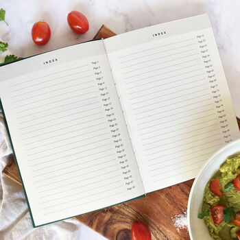 Recipe Journal With Personalisation, 6 of 10