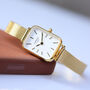 Ladies Personalised Gold Watch – Architēct Lille, thumbnail 4 of 6